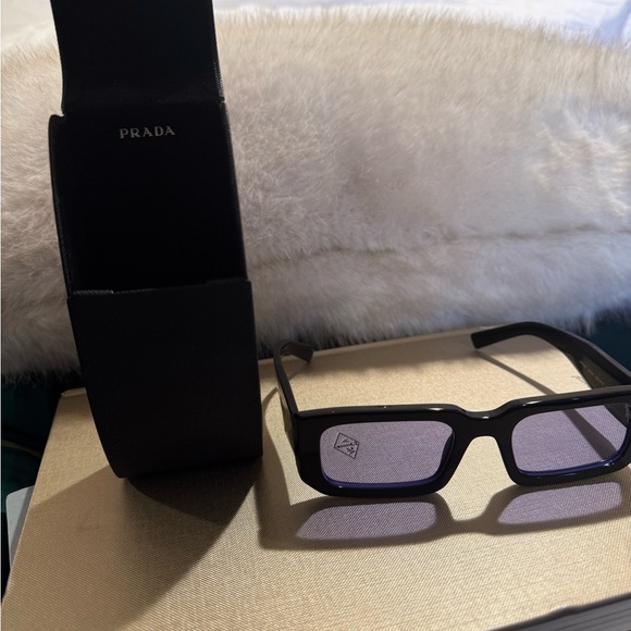Prada Black and Purple Sunglasses - Picture 5 of 6